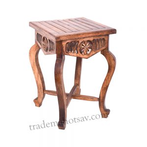 Wood End Table size 18 inch (Finish Color – American Chestnut)