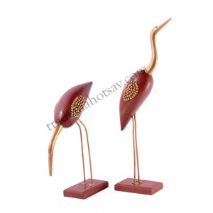 Wooden Swan Love Birds Showpeice Home Decor Showpeice